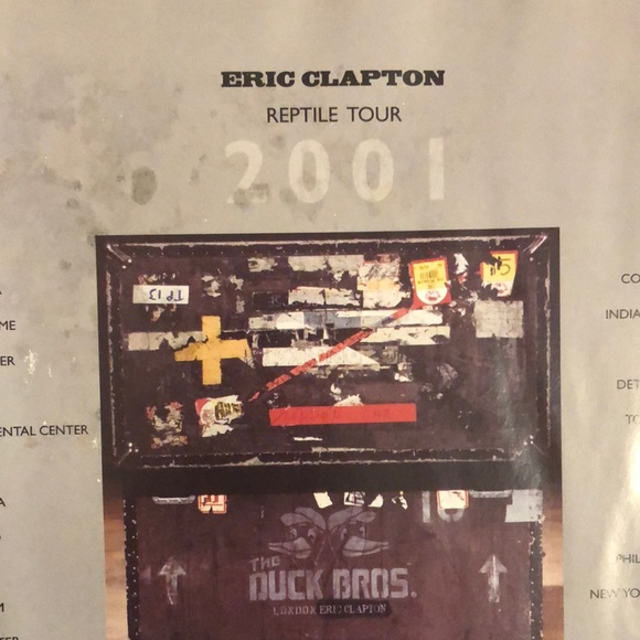 ***Free*** Eric Clapton Reptile 34-Page Tour Program '01 - Picture 2 of 6